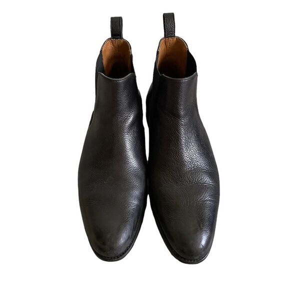 TAFT Men’s Black Leather Chelsea Pull-On Ankle Boots Handcrafted In Spain 40 main image 5